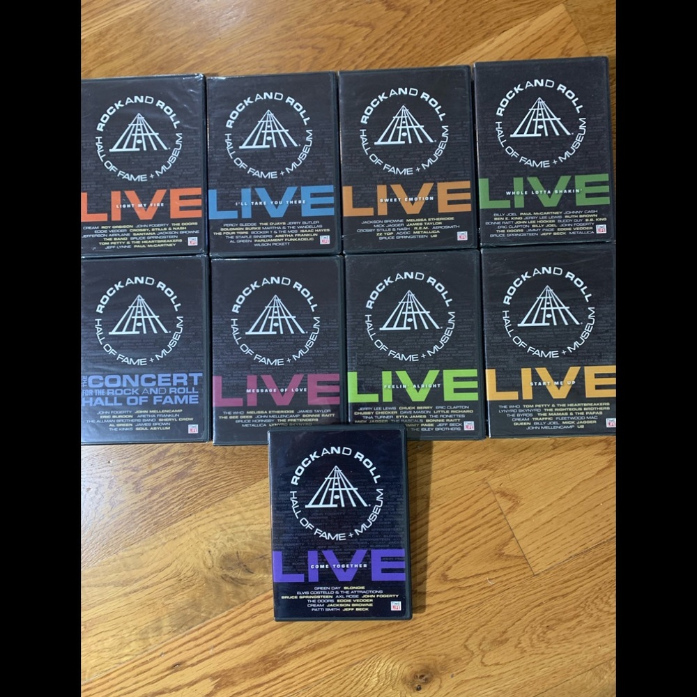 SetTime Life DVD R&R Hall of Fame. 8 unopened